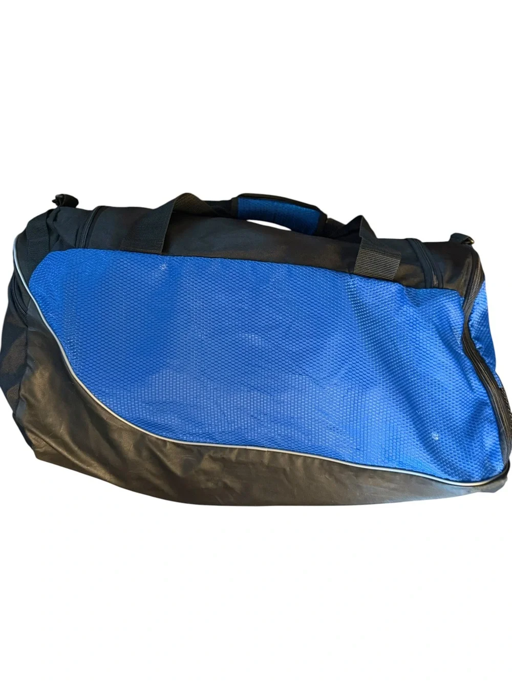 Adidas 2013 Performance Duffel Bag Blue Black Neon Gym Sports Travel